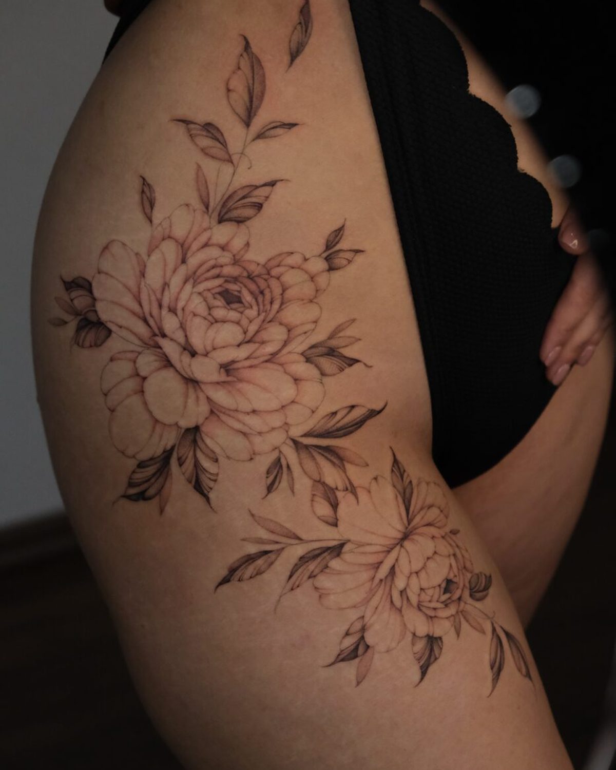 Fine-Line-Tattoo von Max, Arbeit 1