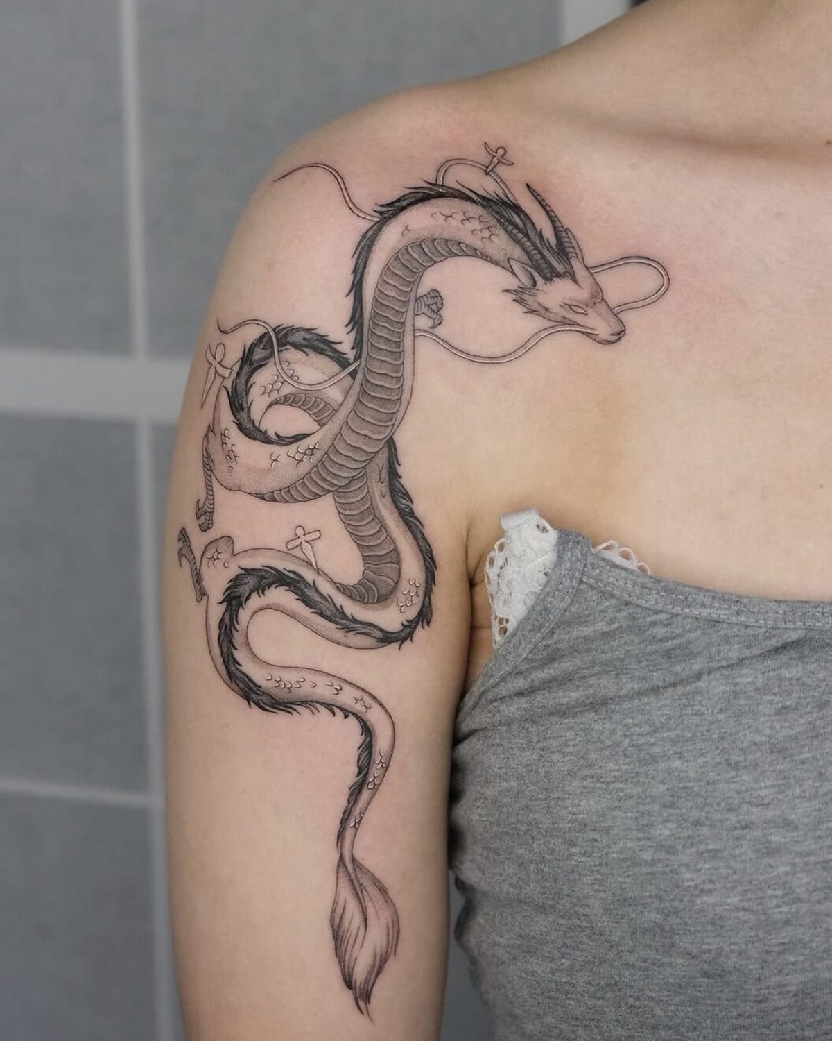 Fine-Line-Tattoo von Max, Arbeit 8