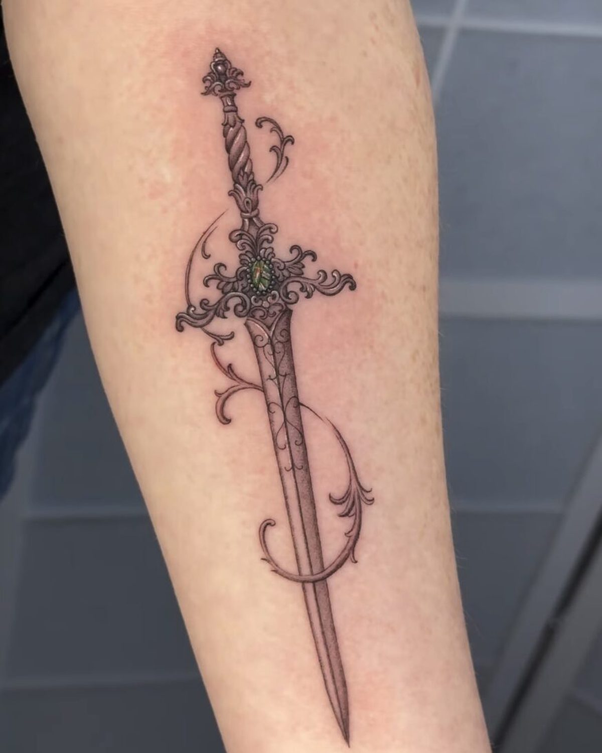 Fine-Line-Tattoo von Max, Arbeit 9